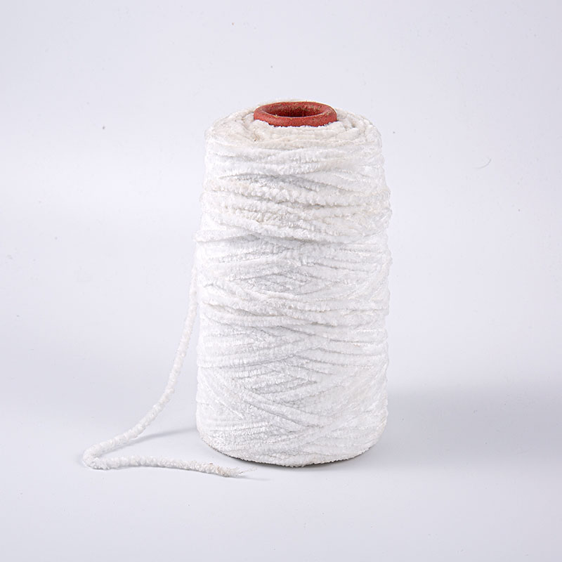 Robustná chenille priadza polyester priadza super objemná